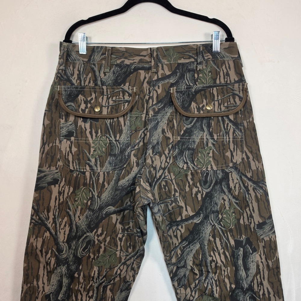 Vintage Carhartt Camo Pants Mens 38x32 Mossy Oak Bottomland USA Hunting RARE - Picture 9 of 16